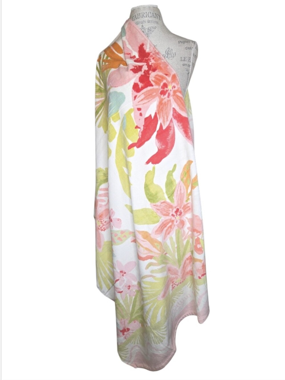 Spartina 449 Cotton Velour Beach Towel Castillo Tropical NEW
